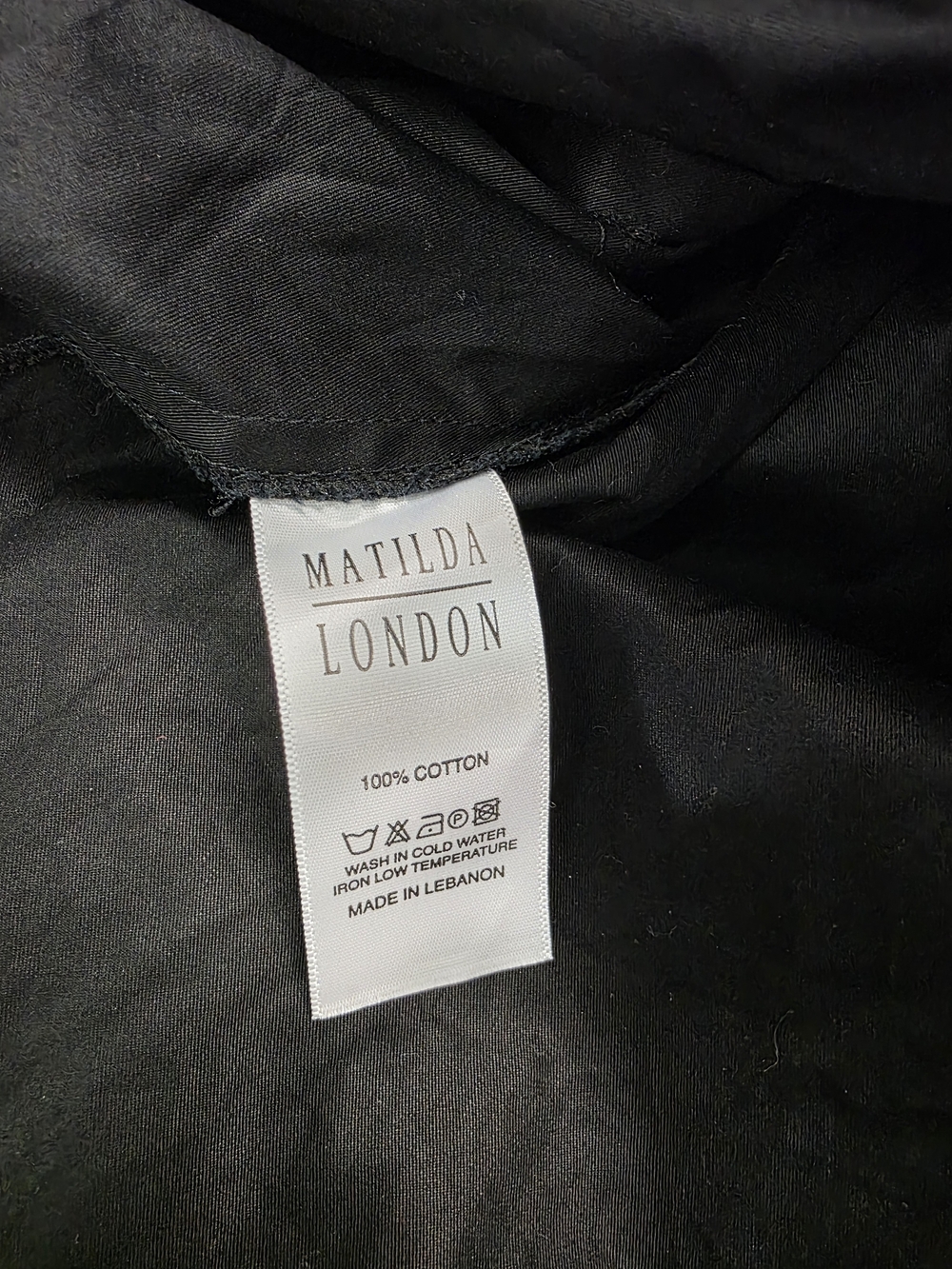 Matilda London Whimsigoth Punk Square Neck Black Long-Sleeve Ruffle-Hem Dress - Picture 7 of 7